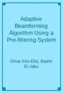 Adaptive Beamforming Algorithm Using a Pre-filtering System