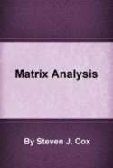 Matrix Analysis