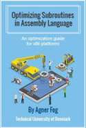 Optimizing Subroutines in Assembly Language