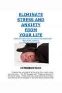 Eliminate Stress And Anxiety