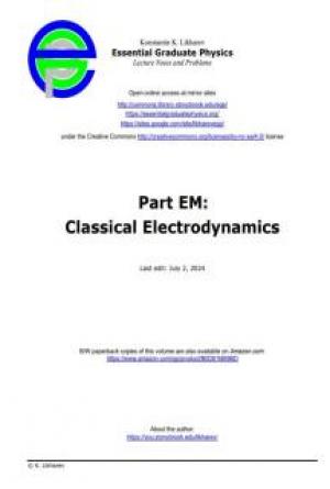 Classical Electrodynamics